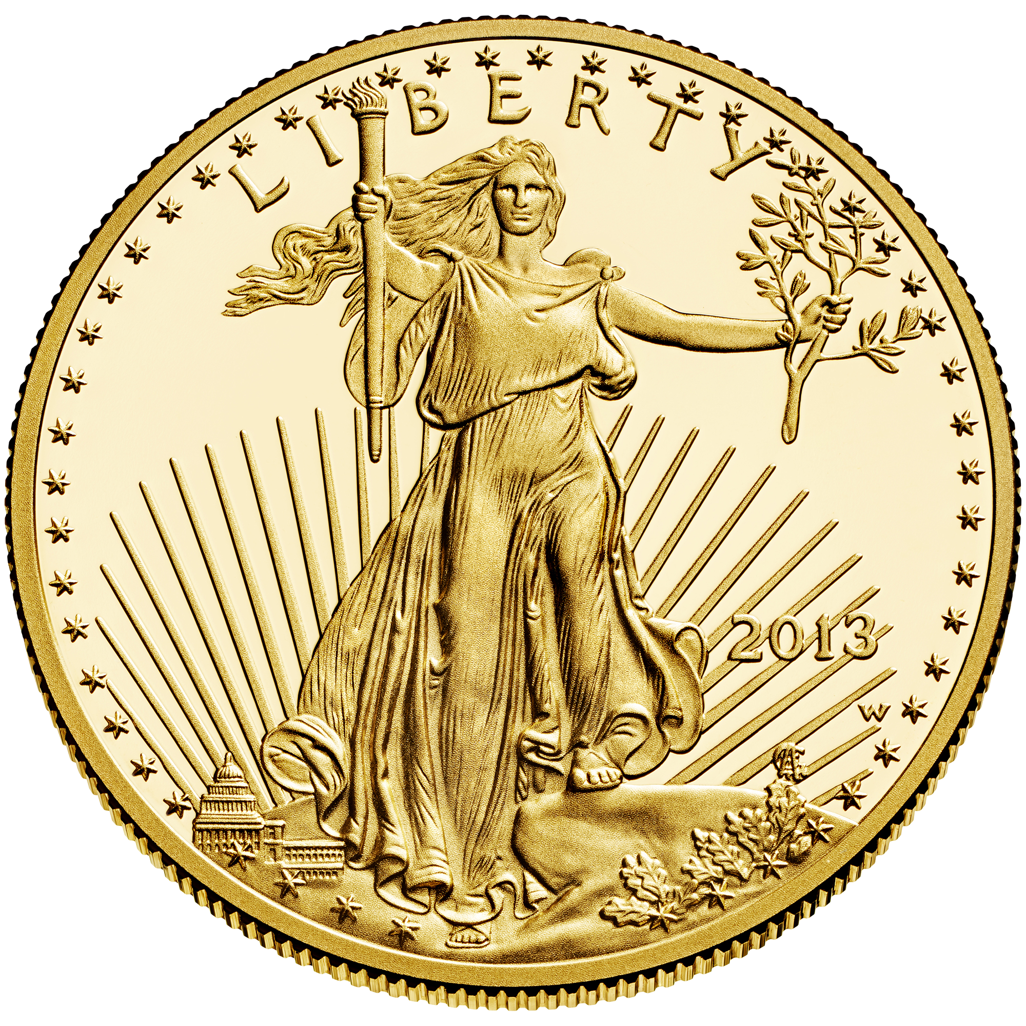 1 oz American Gold Eagle Coin (BU)