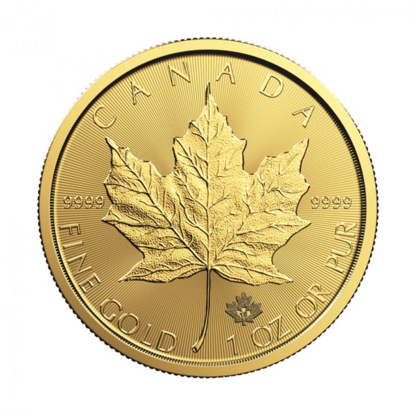1 oz, Gold, RCM, 2018, 1 oz maple leaf,