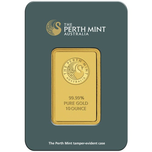 10 oz Gold bar perth Mint