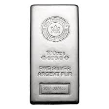 100 oz Silver bar